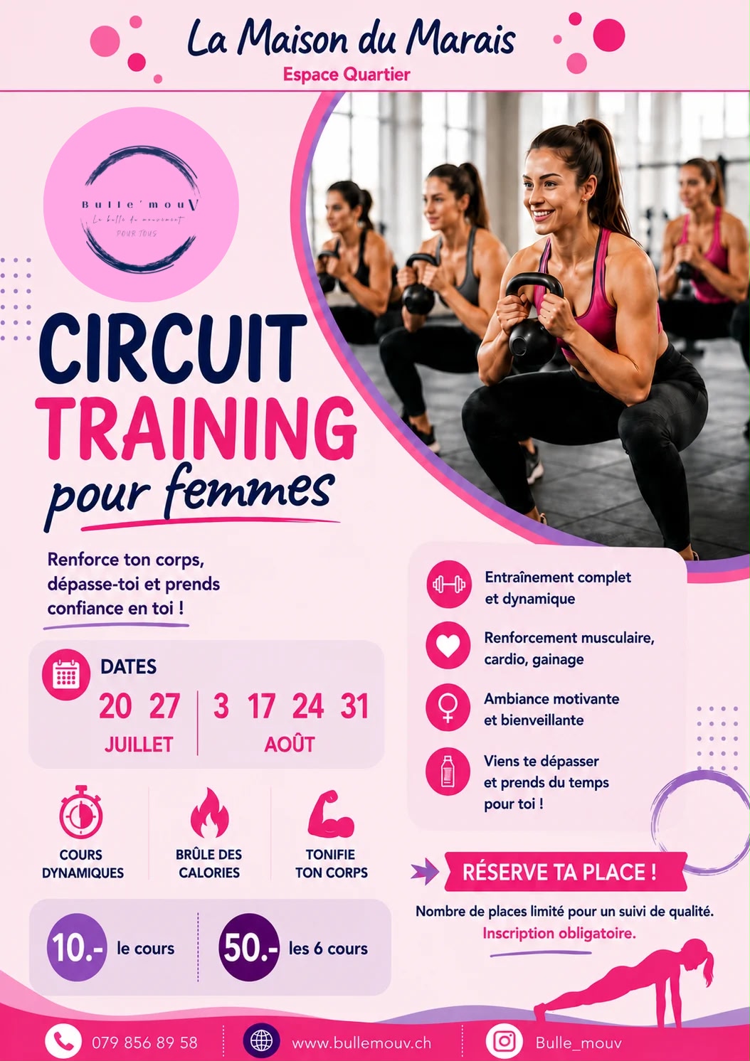 Circuit Training Bulle'mouV pour femmes